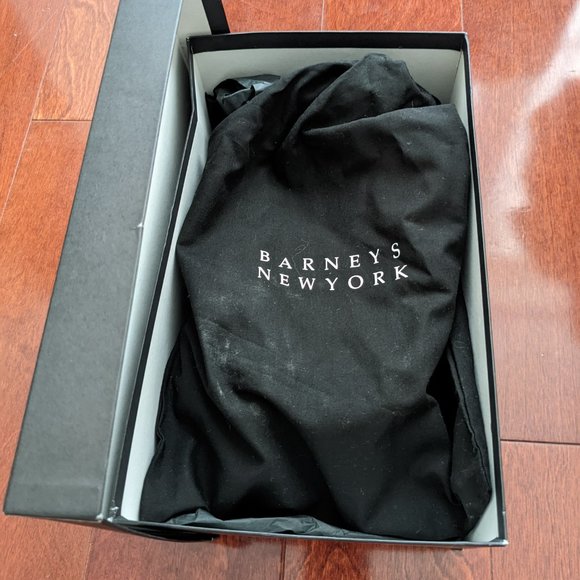 NWT Barneys Olive Satin Heels "Laila" - Picture 4 of 11